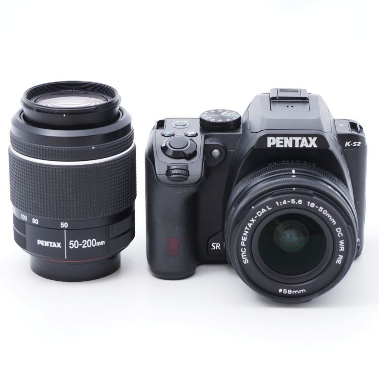 即納最大半額 PENTAX ペンタックス K-S2 ブラック ダブルズームキット