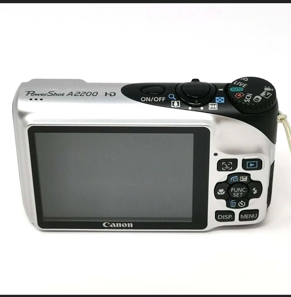 Canon キヤノン PowerShot A2200 コンパクトデジタルカメラ シルバー