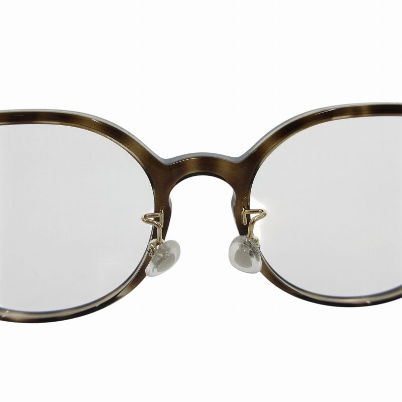 JINS ジンズ エイティーズ メガネ 眼鏡 べっ甲調 49.1□19.0-148 茶