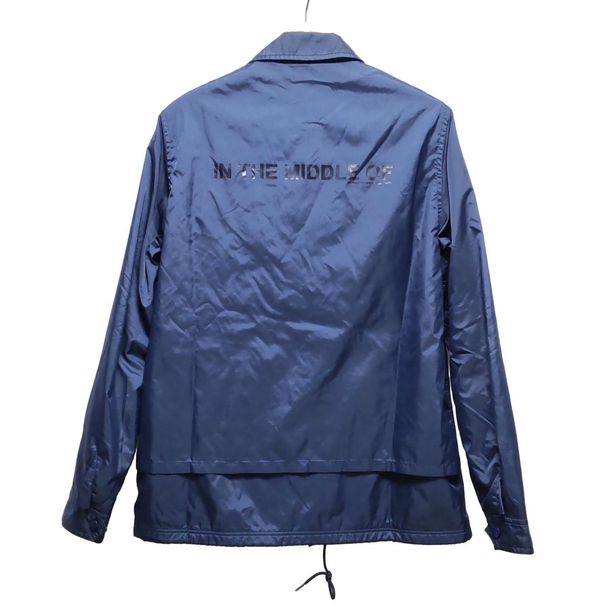 GANRYU(ガンリュウ) ブルゾン サイズM メンズ - 黒×ネイビー 長袖/秋  