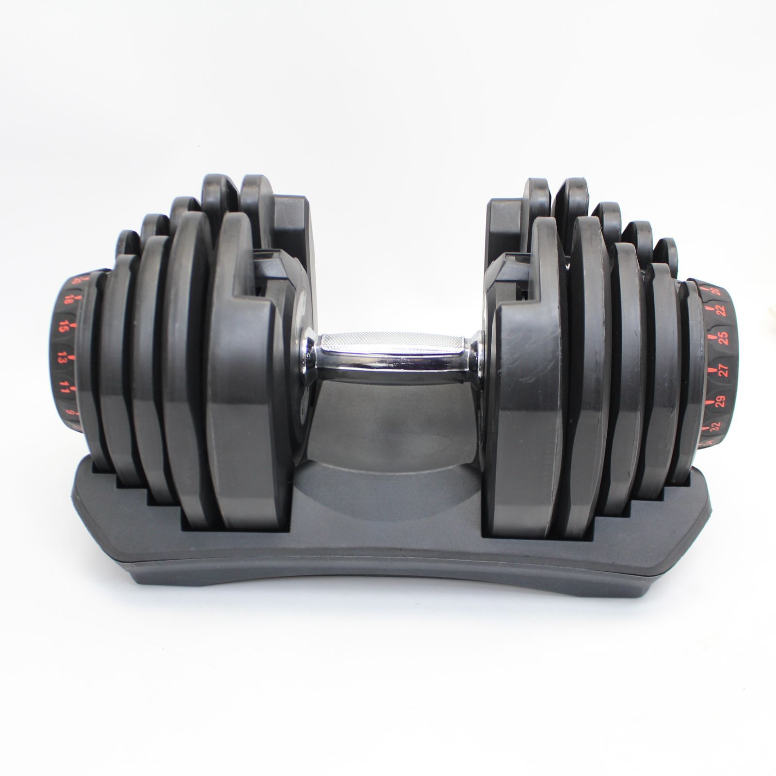 ☆計50kg｜バーベルにもなるダンベル｜25kg×2個セット 可変式プレート