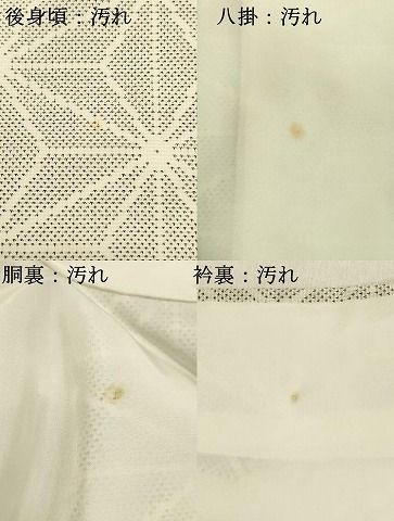 平和屋着物○本場大島紬 白大島 9マルキ 麻の葉文様 正絹 逸品