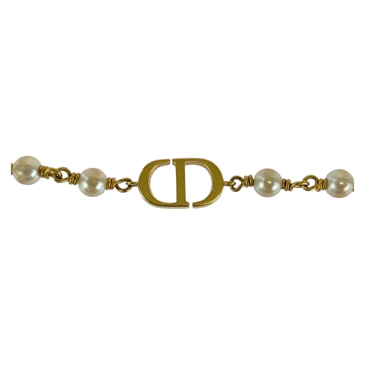 Christian Dior ディオール【正規品】 ロゴ ブレスレット ゴールド 中古・古着通販】Christian Dior (クリスチャン ディオール