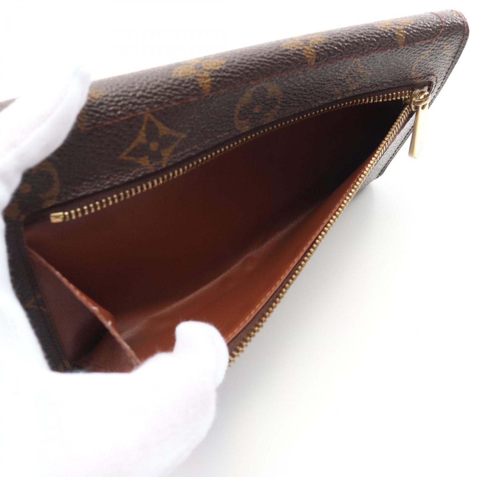 LOUIS VUITTON ルイ・ヴィトン ポルトフォイユ ウジェニ モノグラム 三