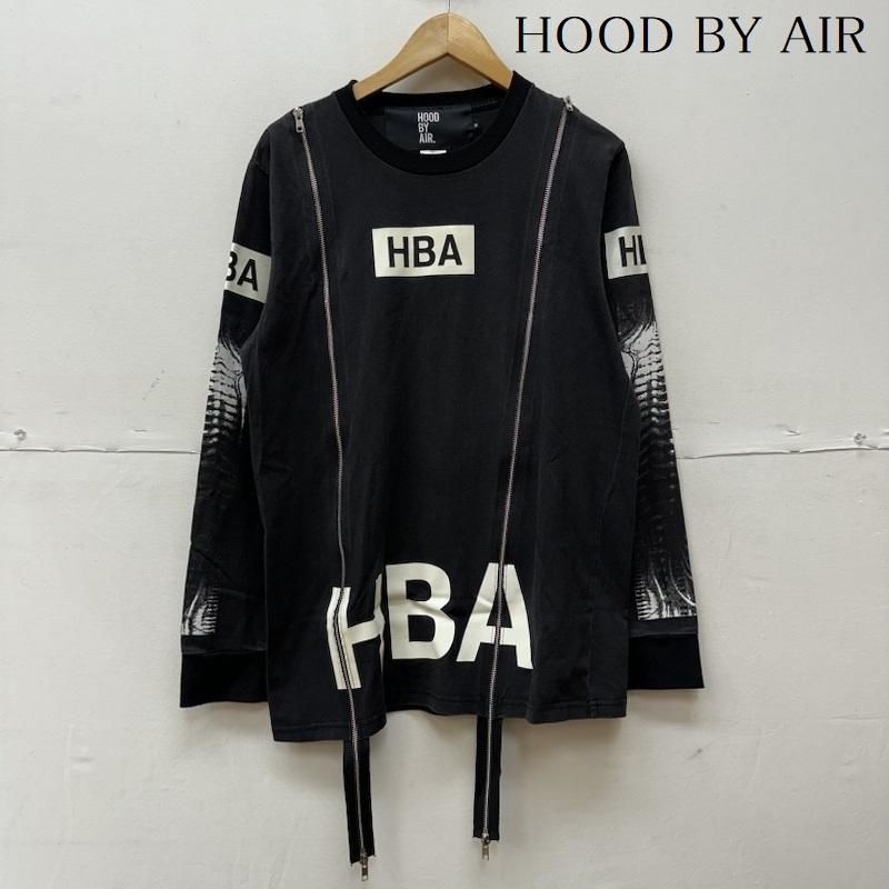 HOOD BY AIR フードバイエアー Tシャツ 長袖 zip sweat tops