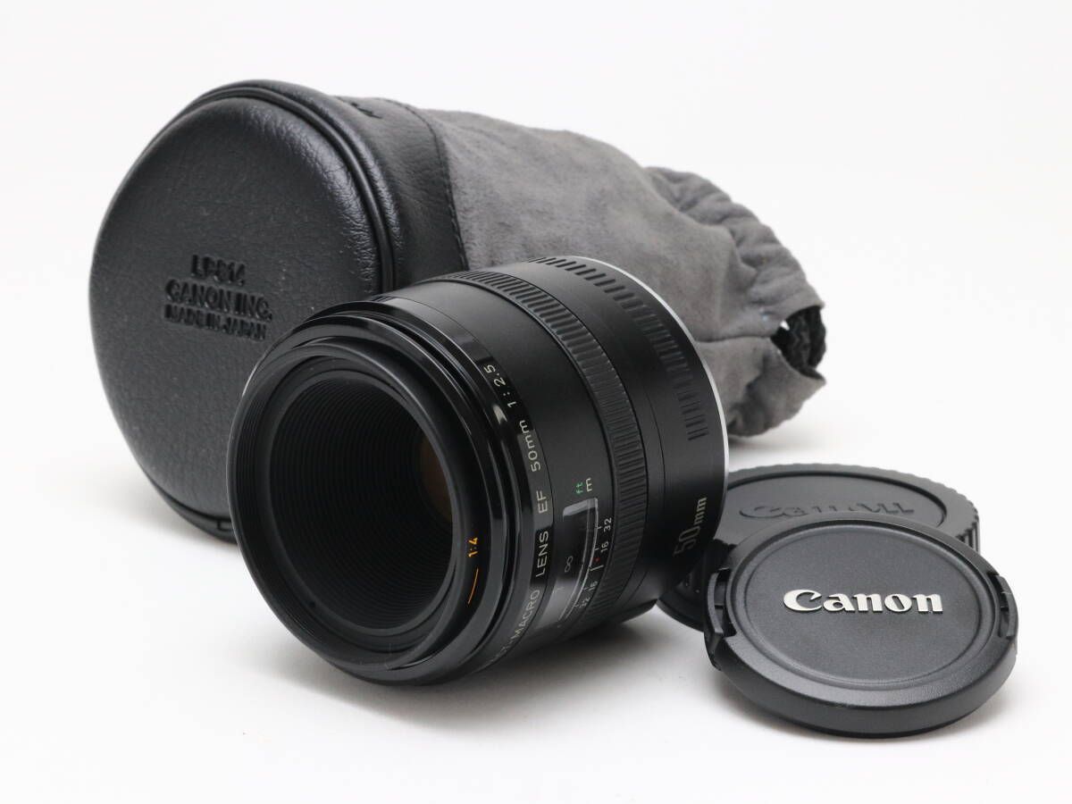 A Canon キヤノン EF 50mm F2.5 コンパクトマクロ 初期不良返品対応 44-238