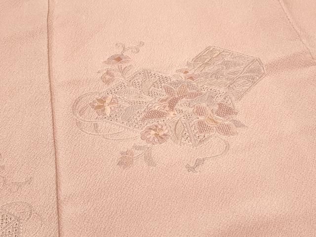 ♦︎きもの結♦︎中国三大刺繍　スワトウ刺繍　総刺繍　訪問着　更紗　暈し染　正絹♦︎o ♦︎きもの結♦︎中国三大刺繍 スワトウ刺繍 総刺繍 訪問着 更紗 暈