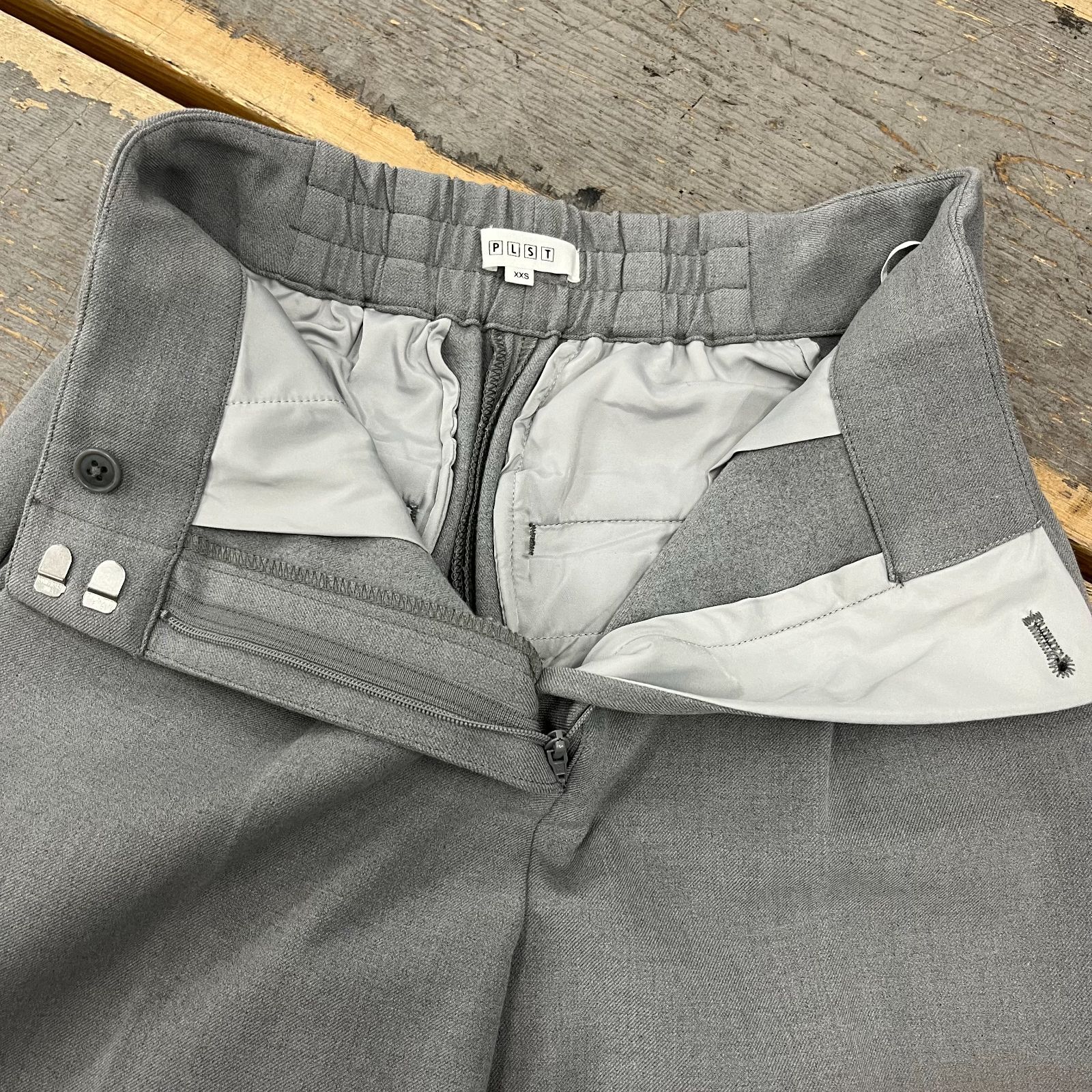 PLST プラステ ウォームリザーブ﻿ タック ワイドパンツ 18AW 12