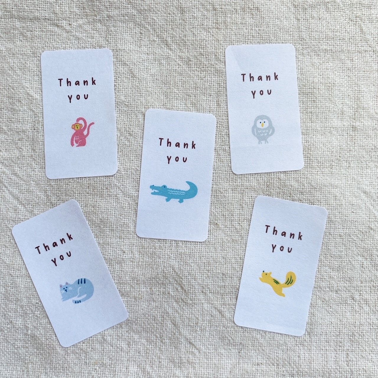 C-96＊サンキューシール＊切り売り 140枚＊25mm