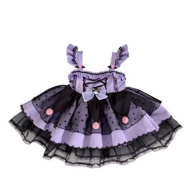 女の子のための クロミちゃん コスプレ 半袖 コスチューム