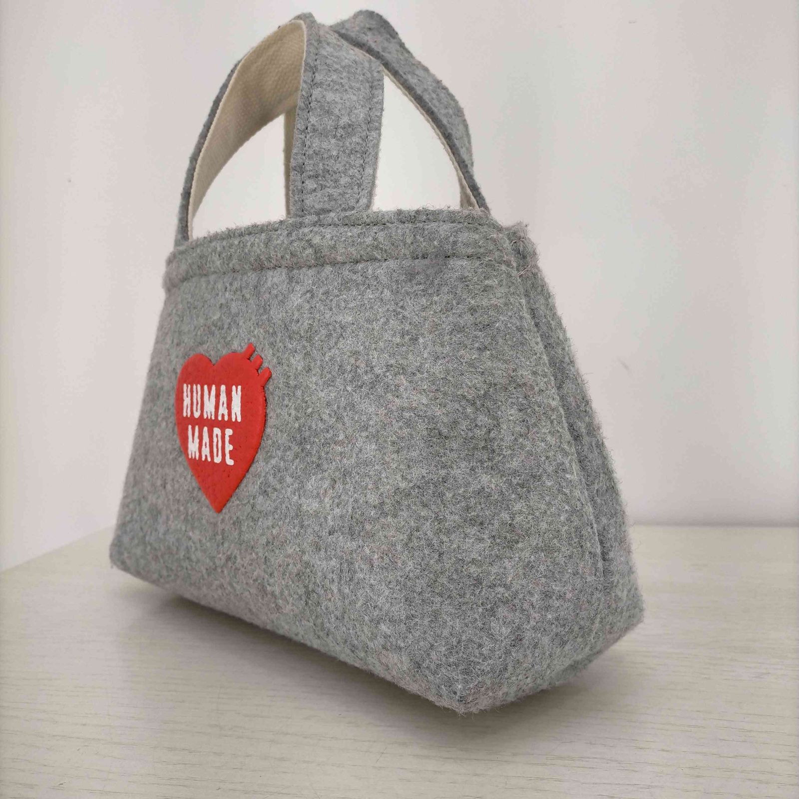 ヒューマンメイド HUMAN MADE FELT TOTE BAG SMALL Grey フェルト