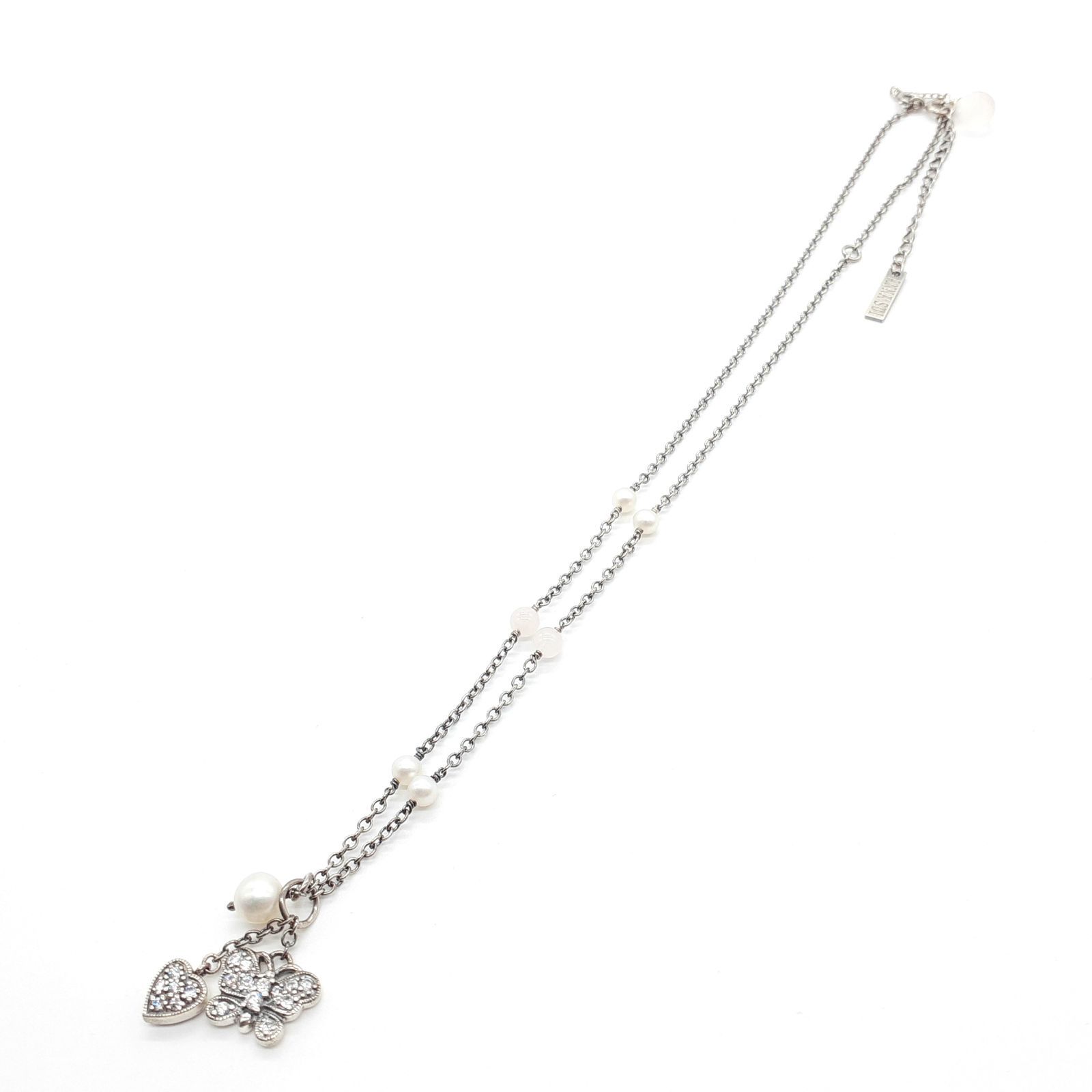 ANNA SUI アナスイ ネックレス SILVER 925 シルバー カットローズ 