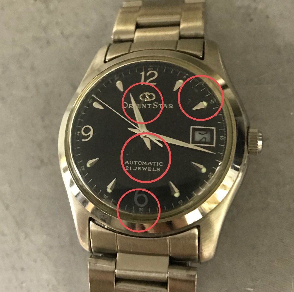 ジャンク〉ORIENT STAR オリエントスター 腕時計 オートマチック