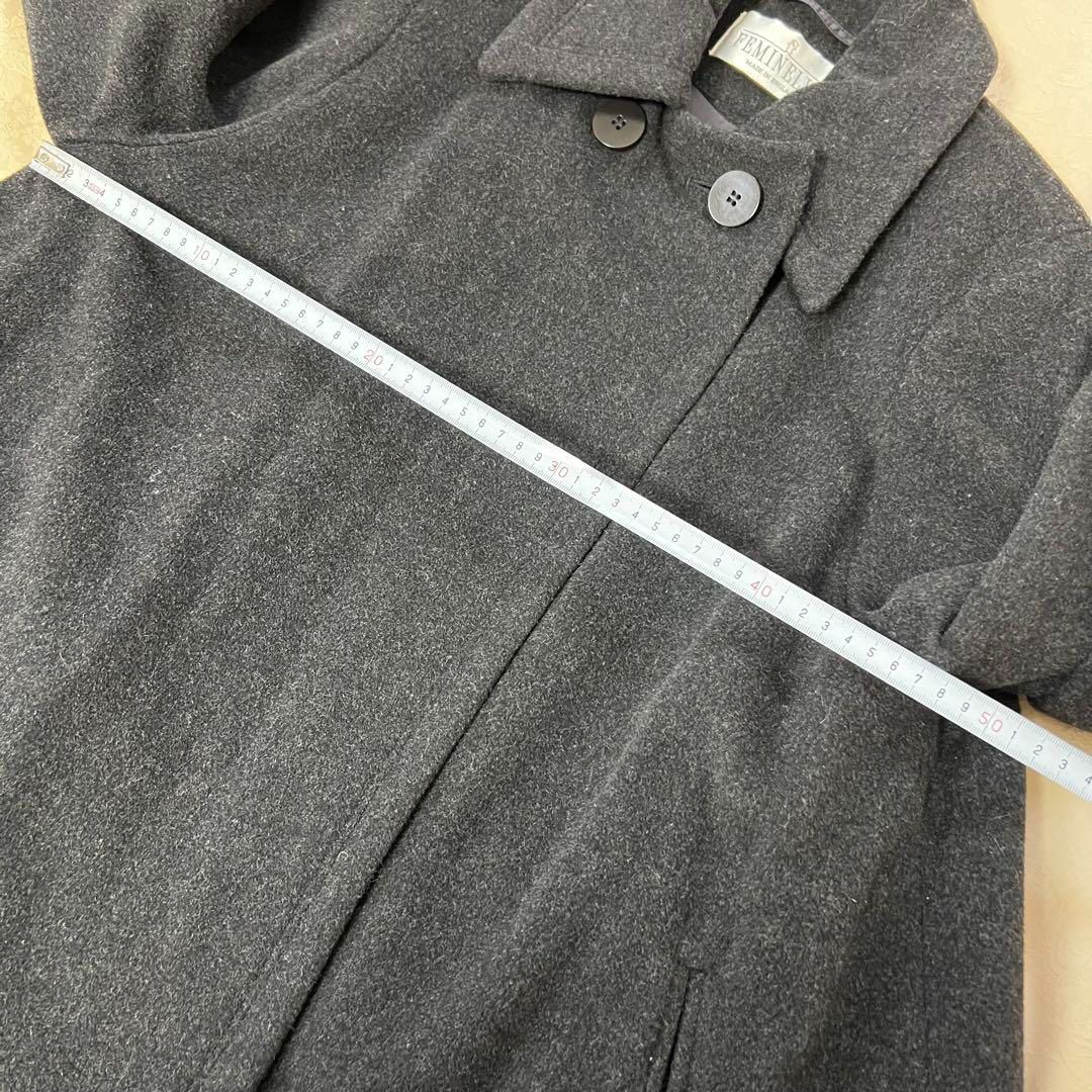 ロングコート グレー