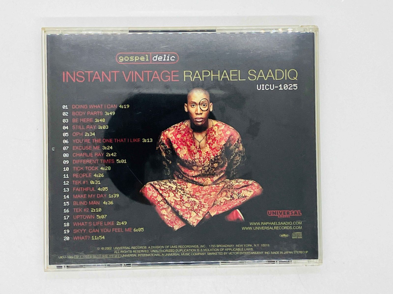 CD ラファエル・サディーク / Raphael Saadiq / Instant Vintage 