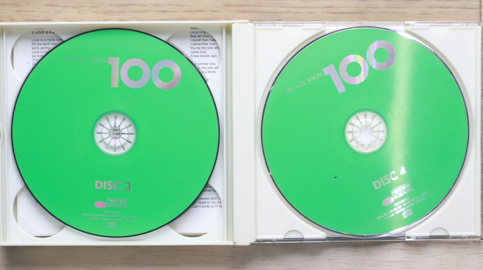 国内盤CD☆ジャズCD/□ ジャズ・ヴォーカル 100 【TOCJ66361