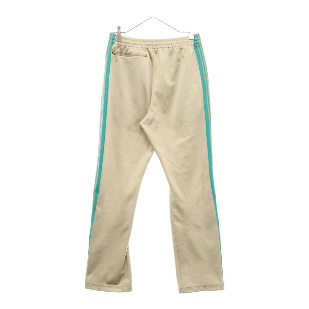 Needles ニードルス Track Pants ロゴ刺繍 トラックパンツ アイボリー/グリーン J0417 Needles (ニードルス) Track Pants ロゴ刺繍 トラックパンツ