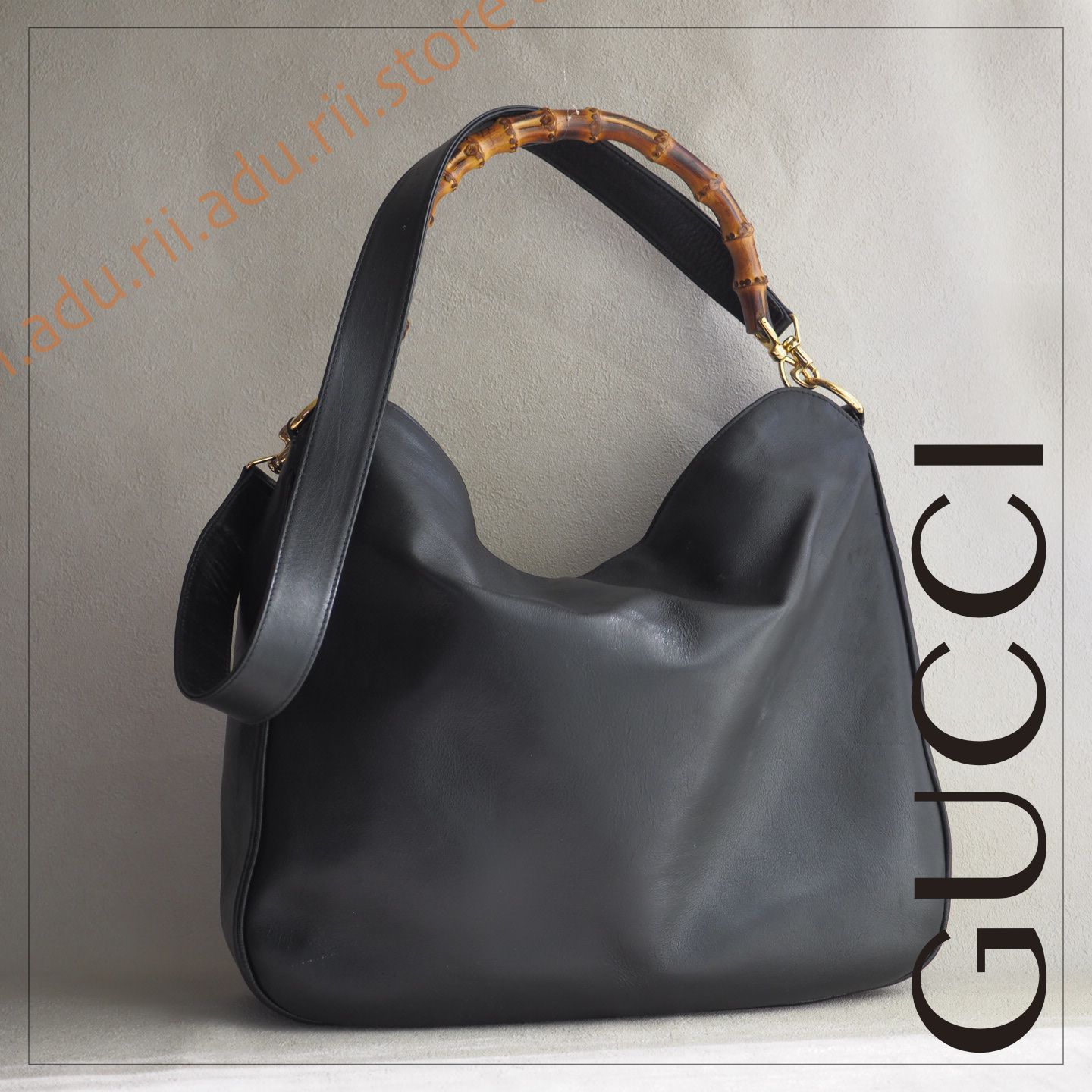 オールドグッチ GUCCI 2way バンブー ショルダーバッグ ハンドバッグ