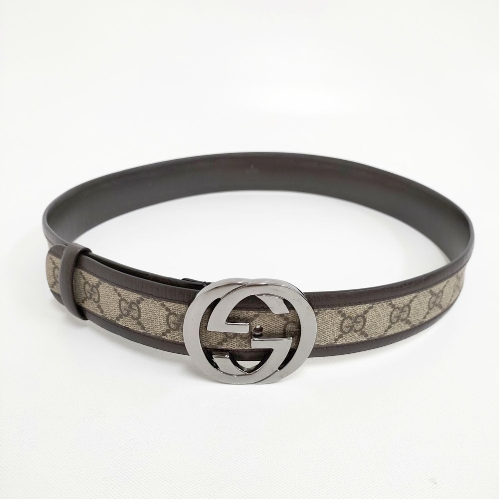 グッチ GUCCI ベルト インターロッキングG 142931 カーキグリーン グッチ GUCCI ベルト インターロッキングG 142931 カーキグリーン