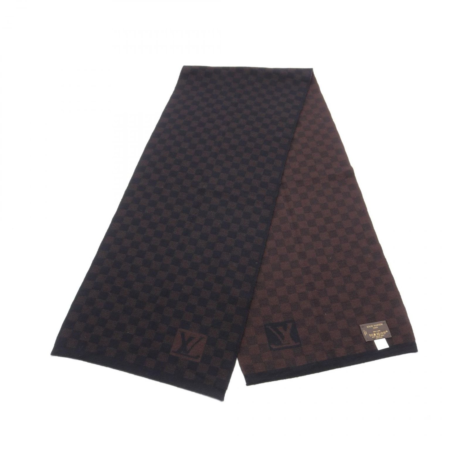 ルイ・ヴィトン LOUIS VUITTON マフラー エシャルプ プティ ダミエ