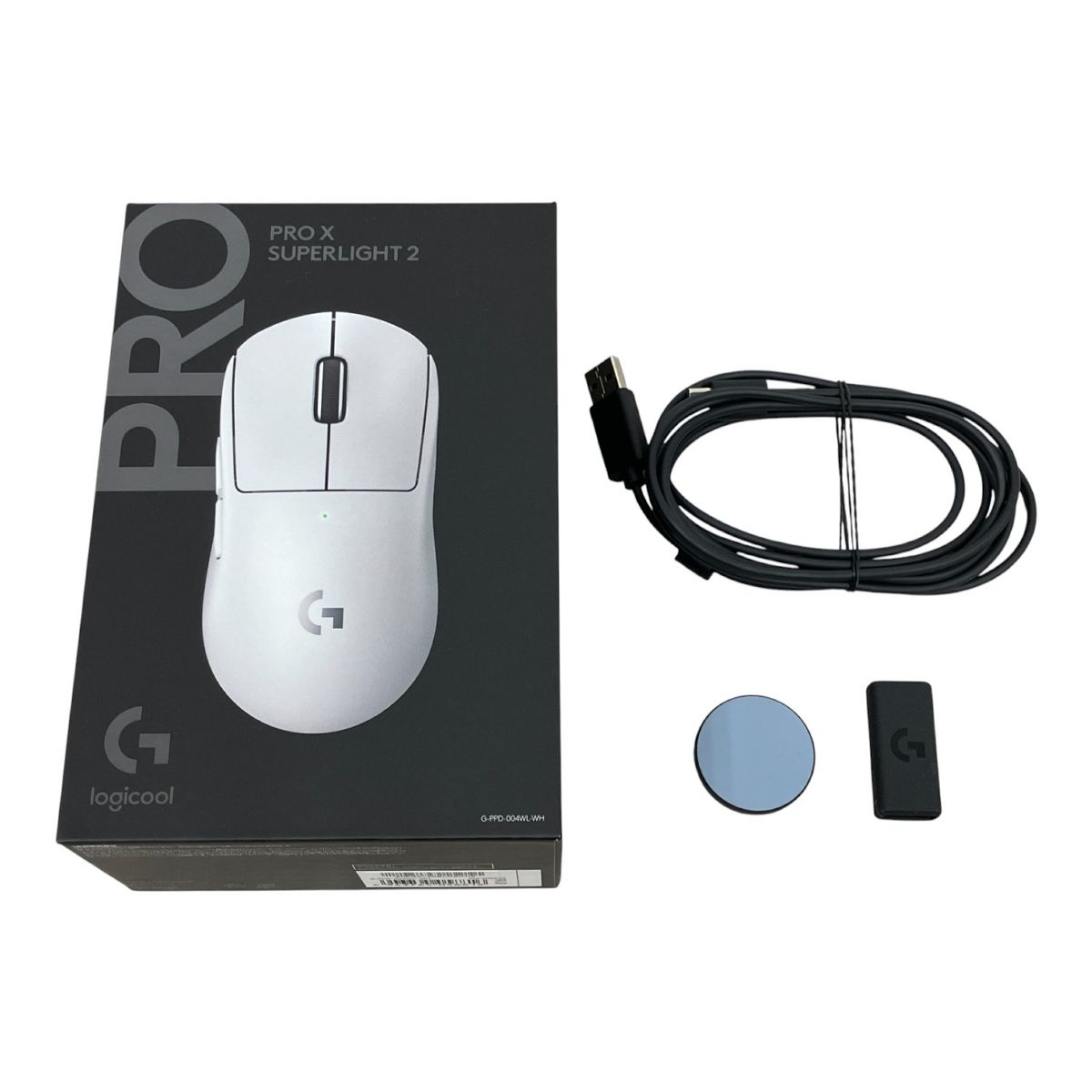 【安心の国内正規商品】  Logicool G-PPD-004WL-WH G PRO X SUPERLIGHT 2 ワイヤレス ゲーミングマウス ホワイト M10417096