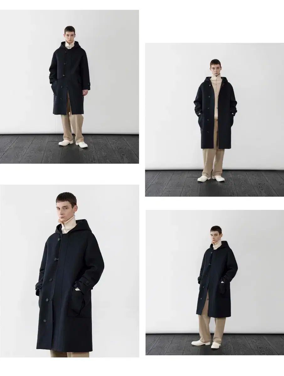 LAFUDGE STORE ウールリッチ シューティング フード ダッフル コート ミッドナイトブルー|M