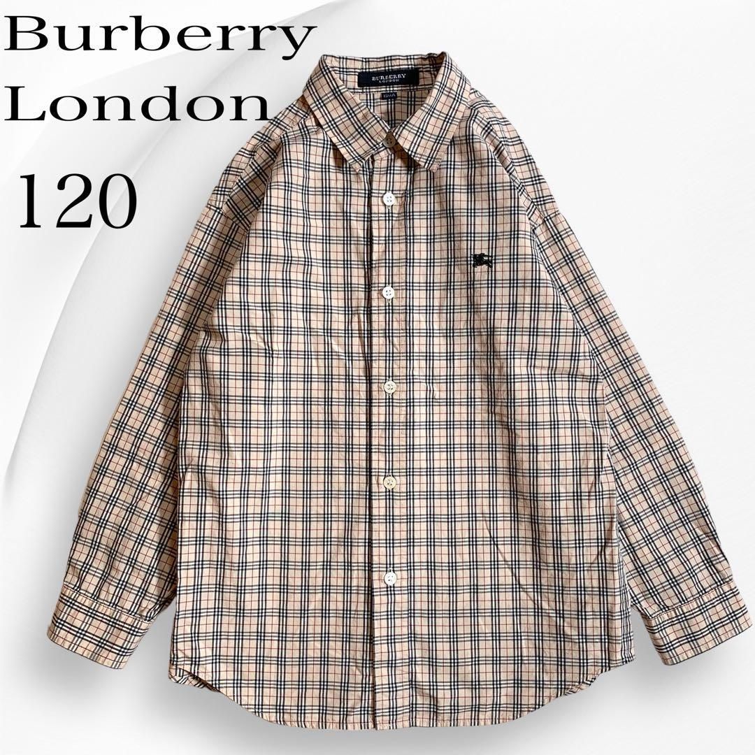 Burberry London バーバリー 120 子供 キッズ 長袖 ノバチェック