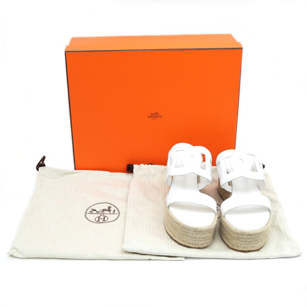 名東】エルメス エスパドリーユ イテア 30 サンダル サイズ39 25cm