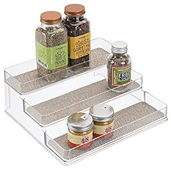 InterDesign Twillo Spice Rack Organizer for Kitchen Pantry Cabinet