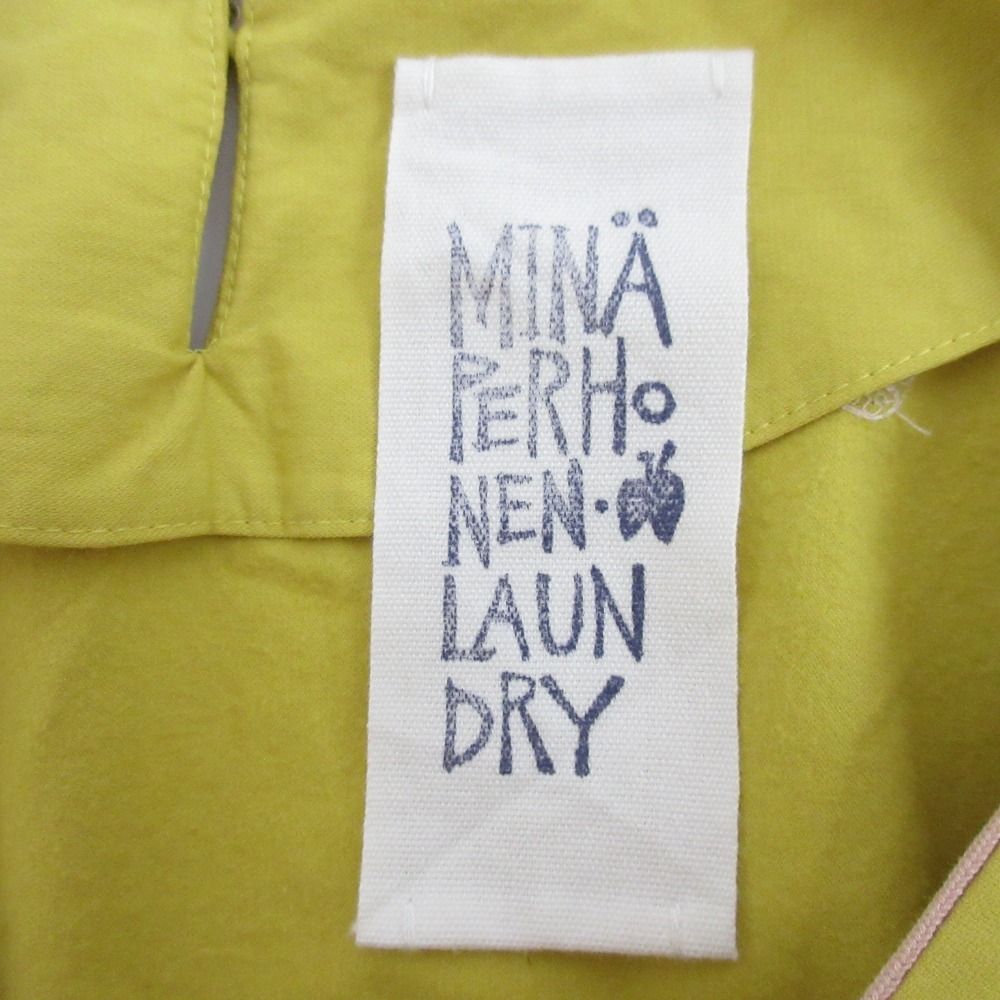 美品 mina perhonen ミナペルホネン ランドリー choucho 刺繍