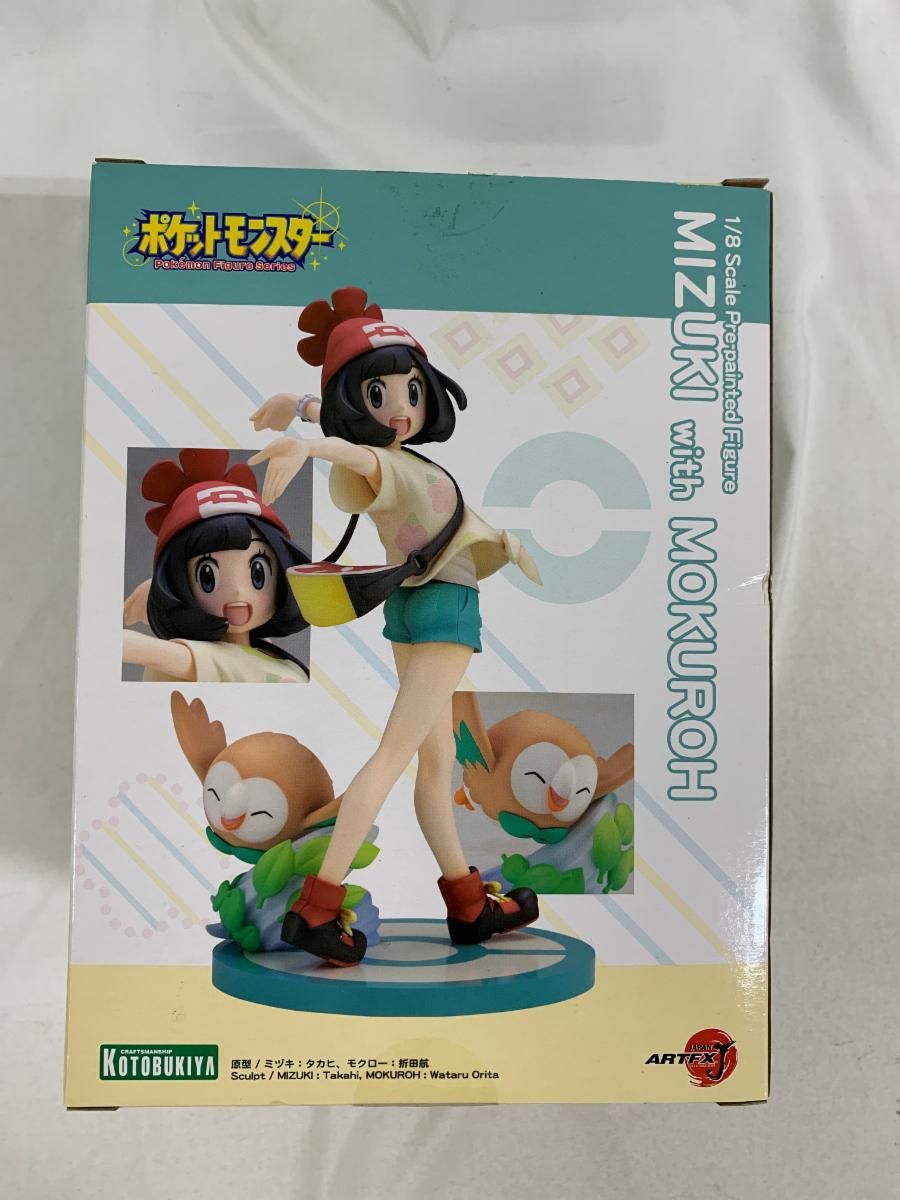 artfx j ミヅキ　ポケモン ポケモン」の「ミヅキ」と「モクロー」をのびのびとしたポーズで