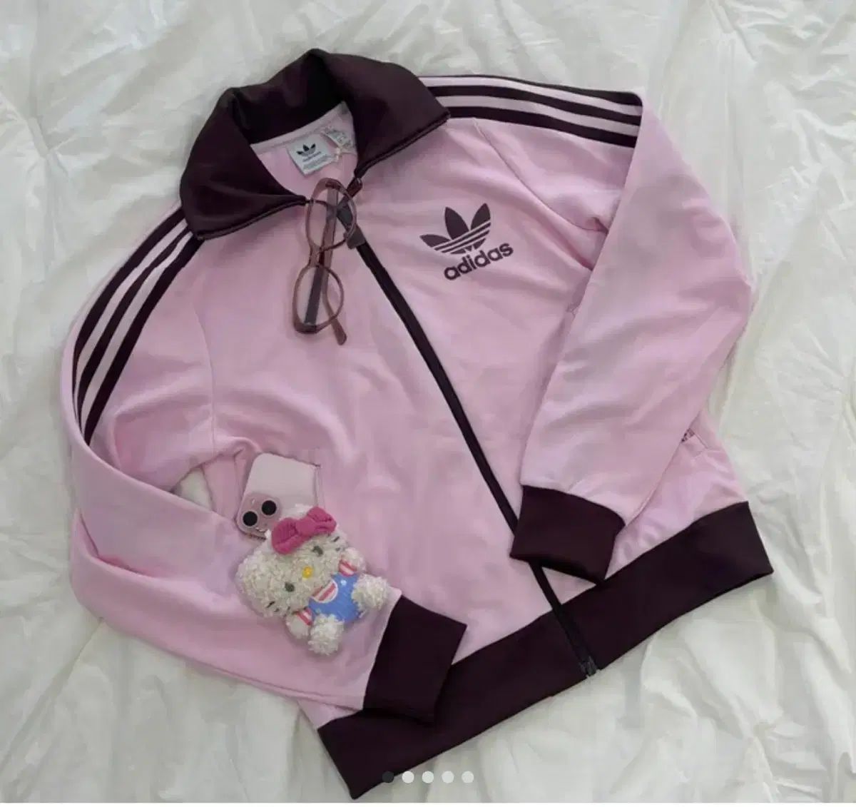 adidas アディダス BECKENBAUER ベッケンバウアー トラックトップス ピンク