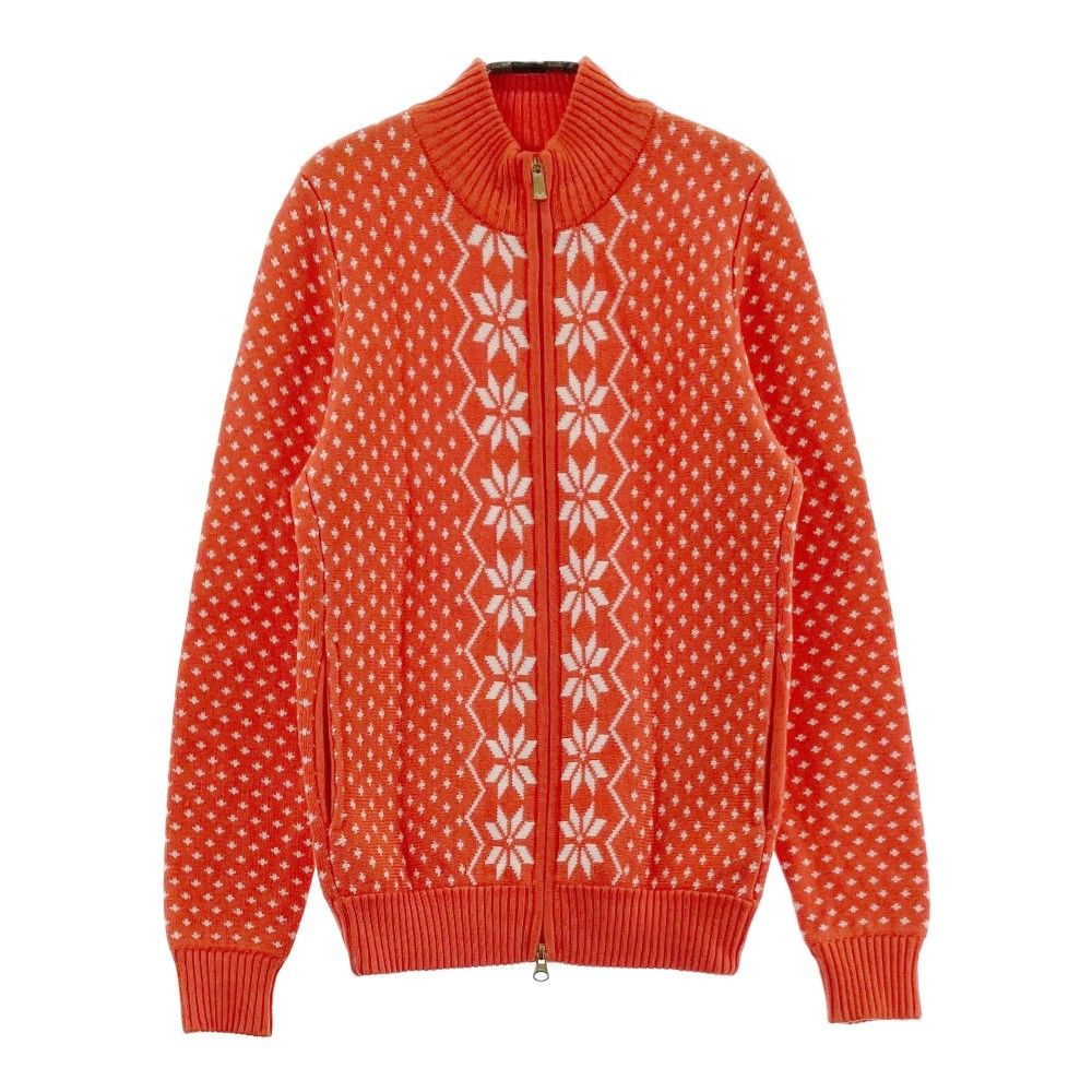 サイズ：L CALLAWAY キャロウェイ ニット ジップジャケット 総柄