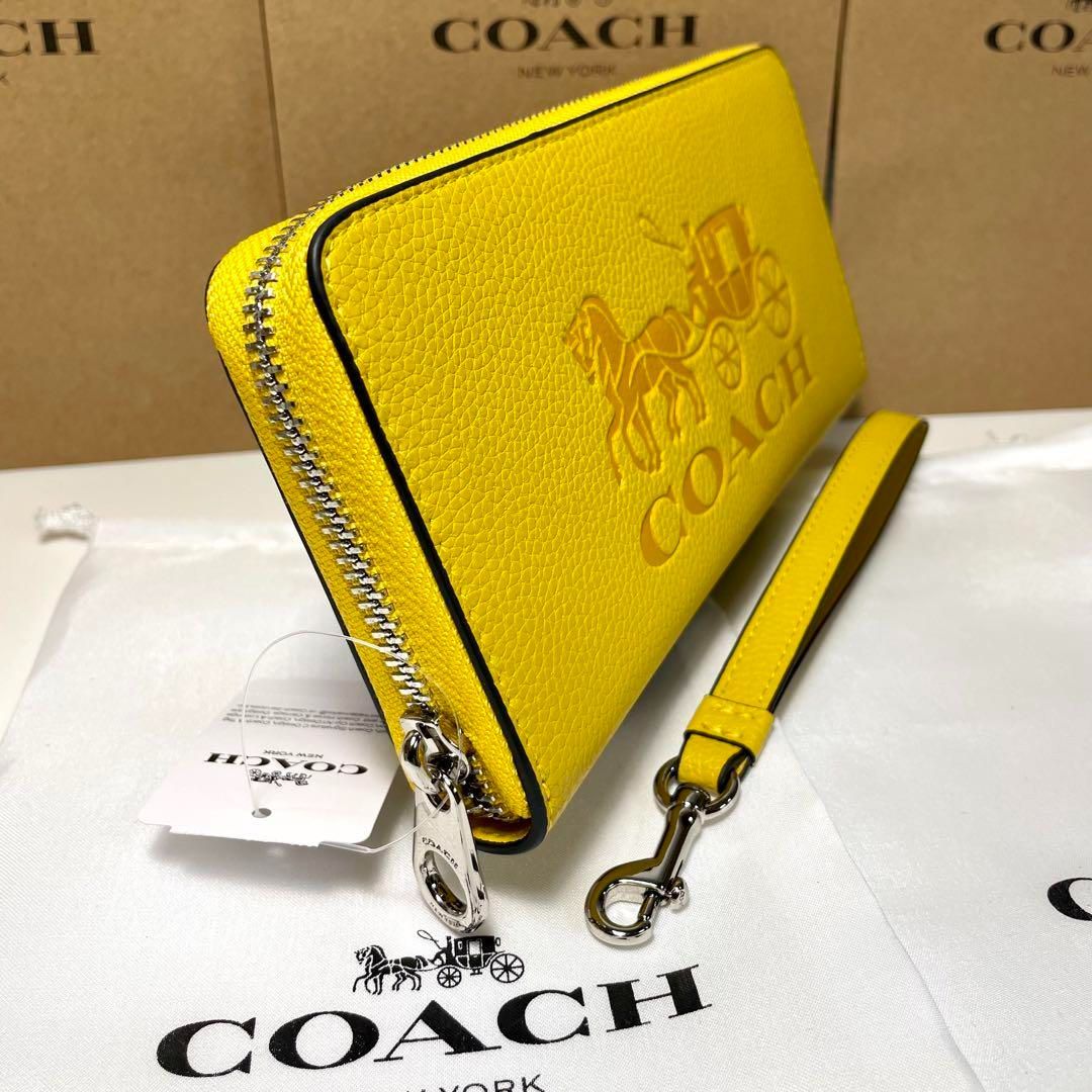 新品未使用 COACH 長財布 大人気色 ホースアンドキャリッジ - エリココ