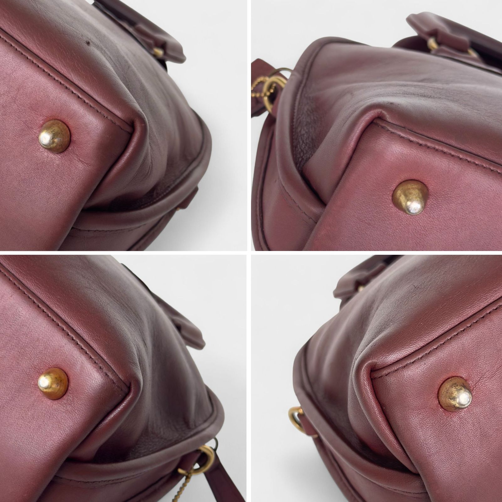 希少 OLD COACH コーチ 2way ボストンバッグ ショルダー レザー 希少♡COACH オールドコーチ レザー 2way ミニボストンバッグ