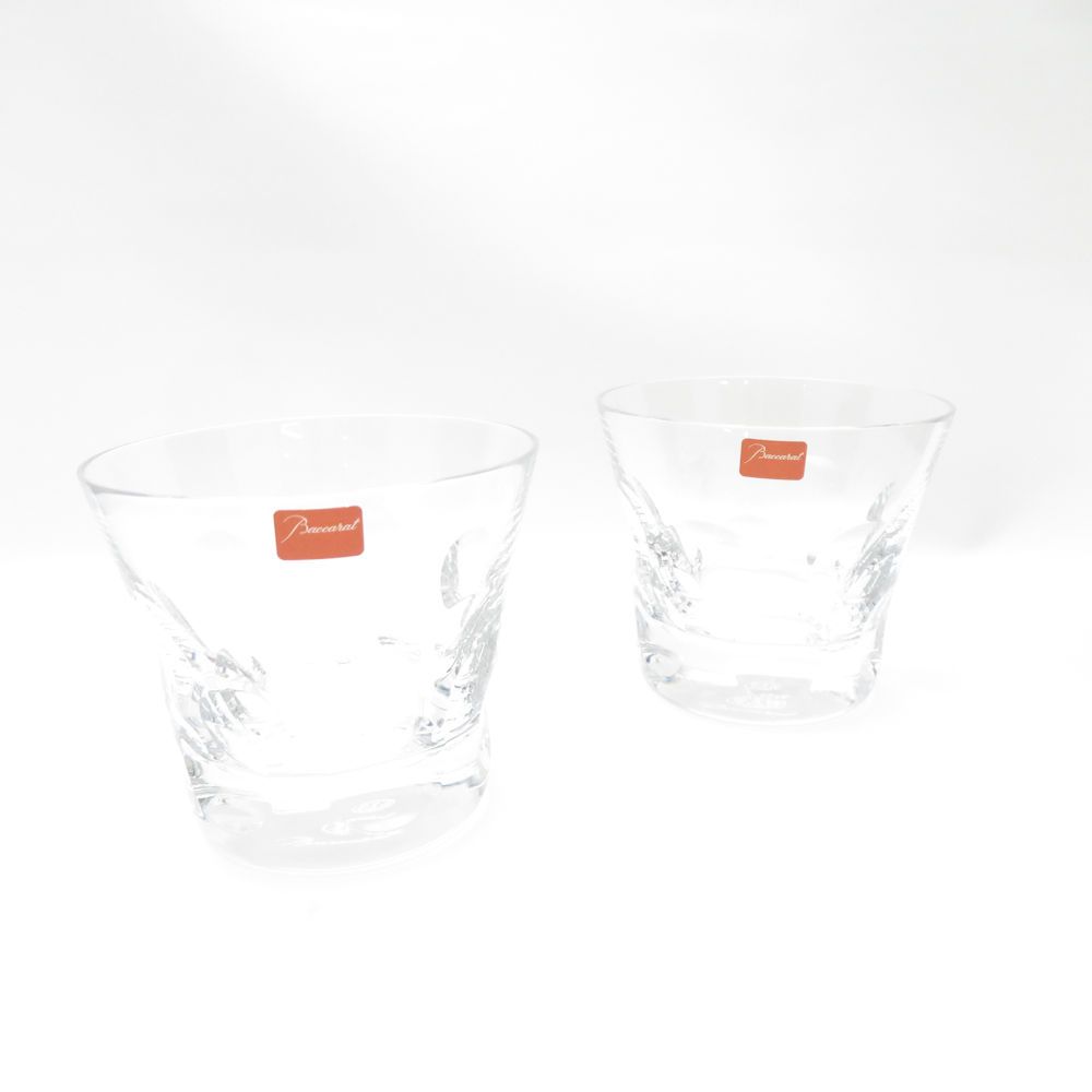 ♥ Baccarat バカラ ベルーガ タンブラー 2点 ペア ロックグラス オールドファッション SC9049G1