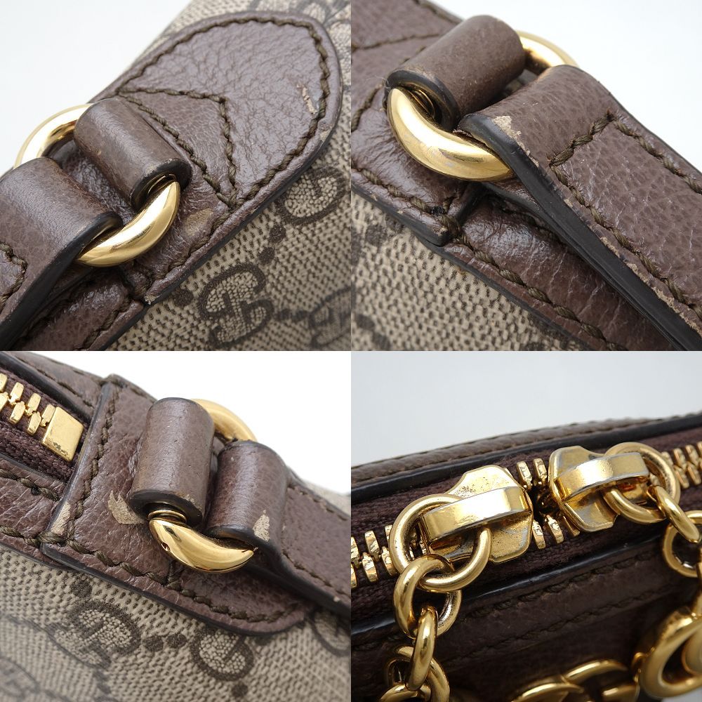 【美品】GUCCI ショルダーバッグ GGスプリーム シェリーライン 美品✨】グッチ シェリーライン GGスプリーム ショルダーバッグ