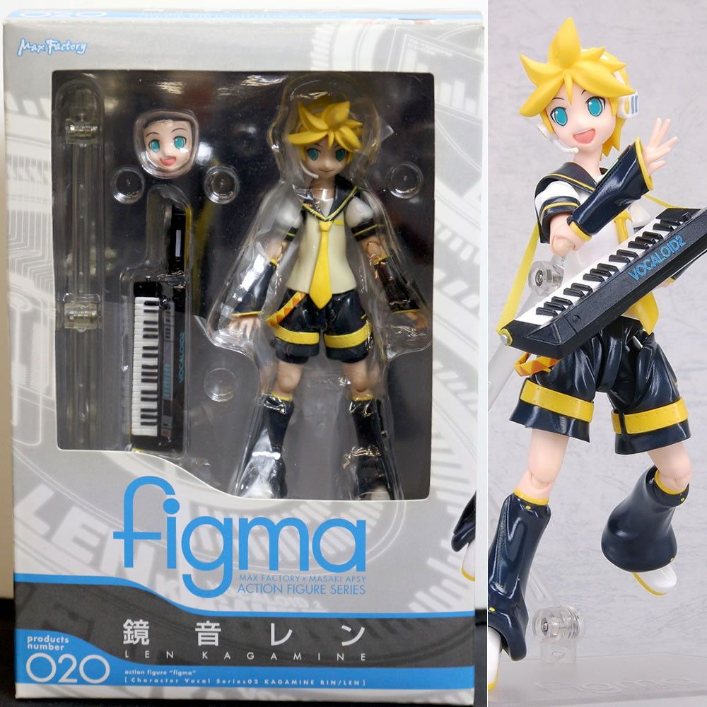 Max Factory - figma(フィグマ) 020 鏡音レン(かがみねれん) キャラクター・ボーカル・シリーズ02 鏡音リン・レン 完成品 可動フィギュア マックスファクトリー Amazon | [FIG]figma(フィグマ) 020 鏡音レン(かがみねれん