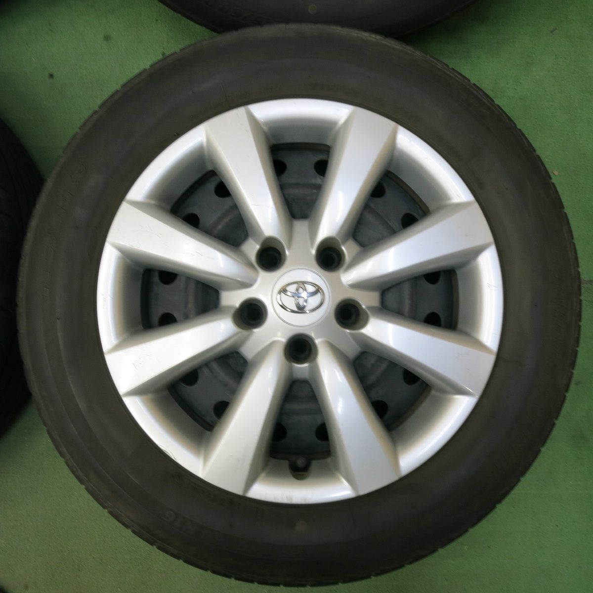 4本価格☆トヨタ 130系 マークX 純正 スチール 215/60R16 ブリヂストン 