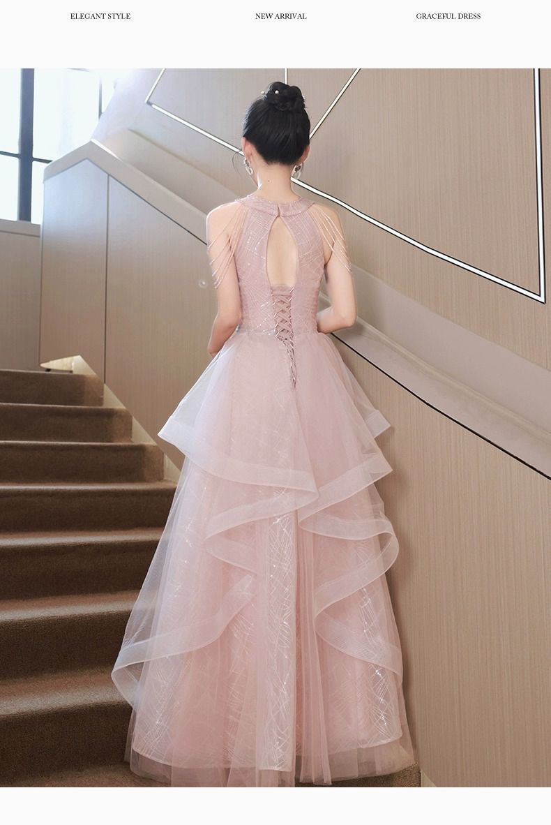 ロングドレスお誕生日披露宴ドレス卒業式ピアノ発表会結婚式フォーマルお呼ばれブライズメイドパーティードレスドレス演花嫁