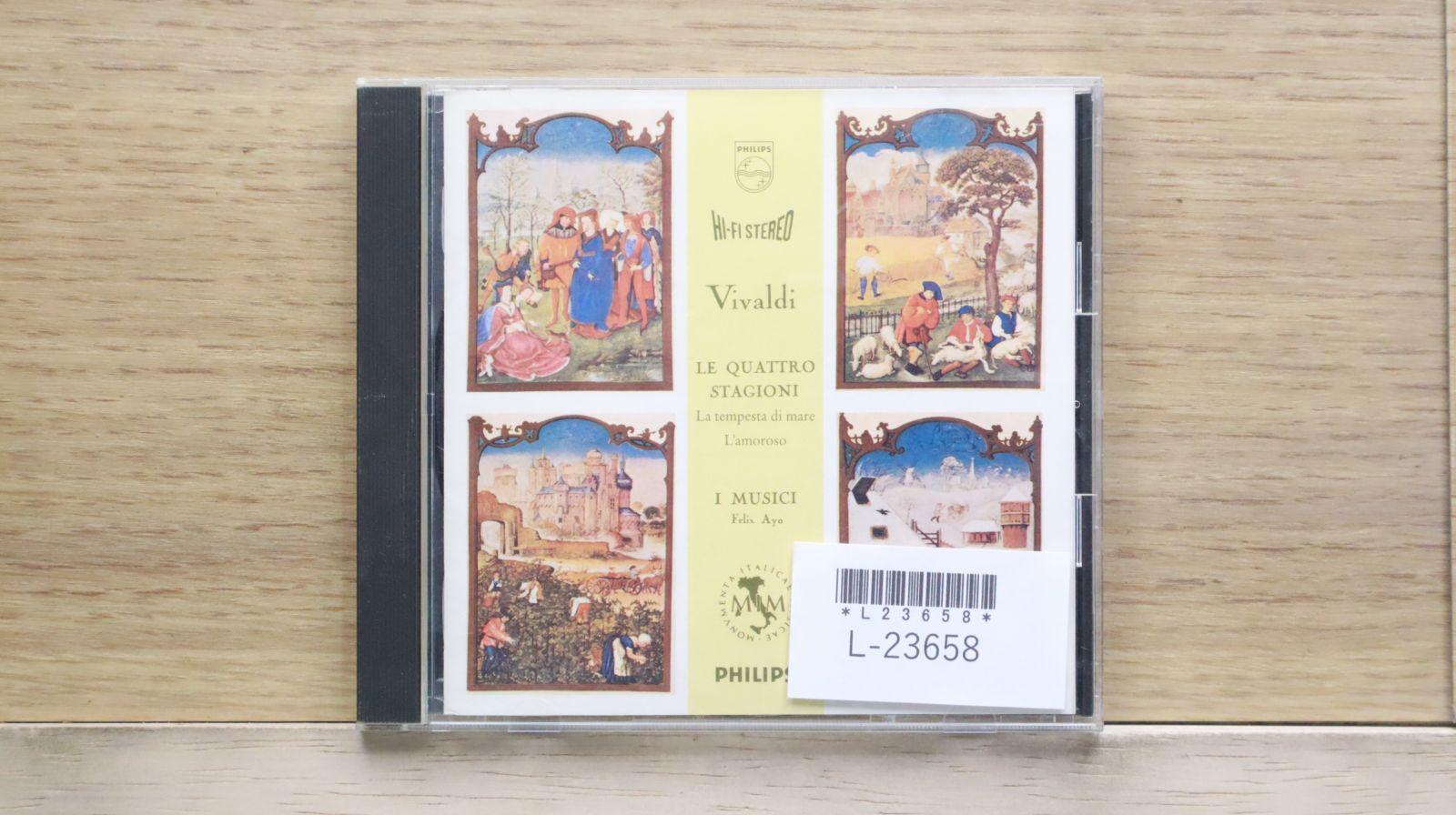 中古CD☆クラシックCD/□ ヴィヴアルデイ「四季」イ・ムジチ合奏