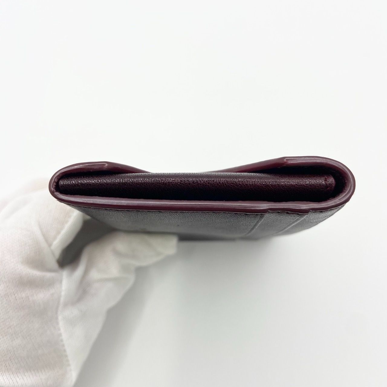 返品OK】美品 SAINT LAURENT サンローラン レターウォレット レザー 