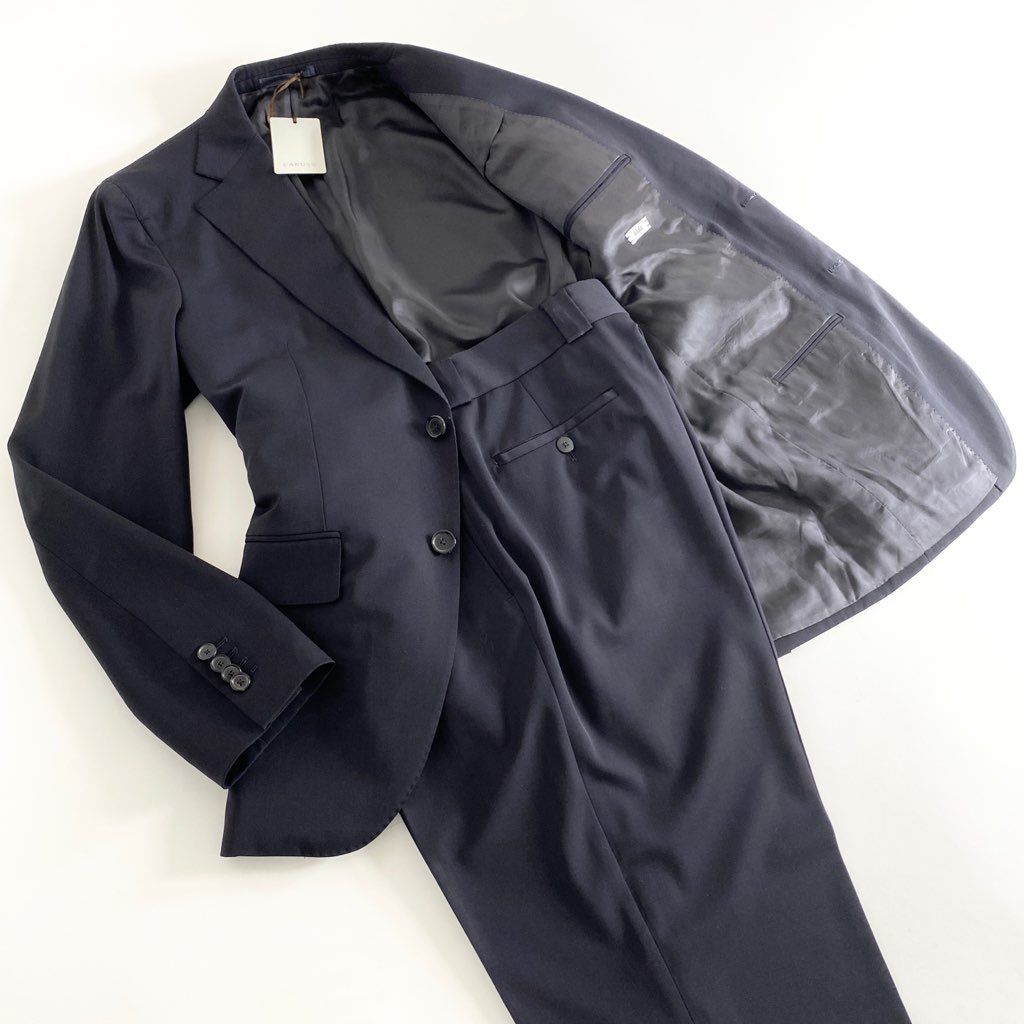 8b11 《美品》 CARUSO カルーゾ AIDA Suit スーツ セットアップ