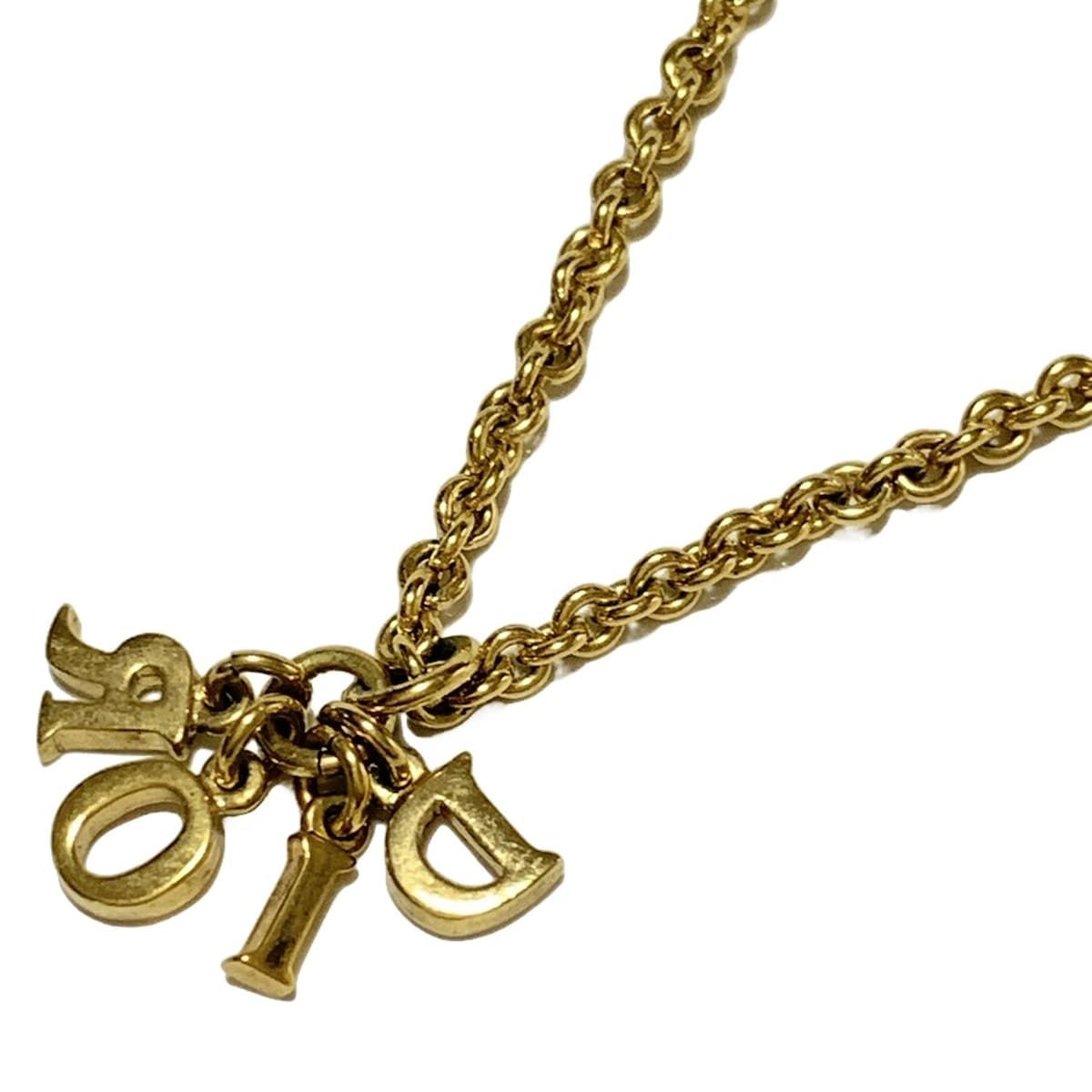 DIOR|ChristianDior ディオール|クリスチャンディオール ネックレス - ゴールド DIORモチーフ WWW_WOWDIGSITE_COM