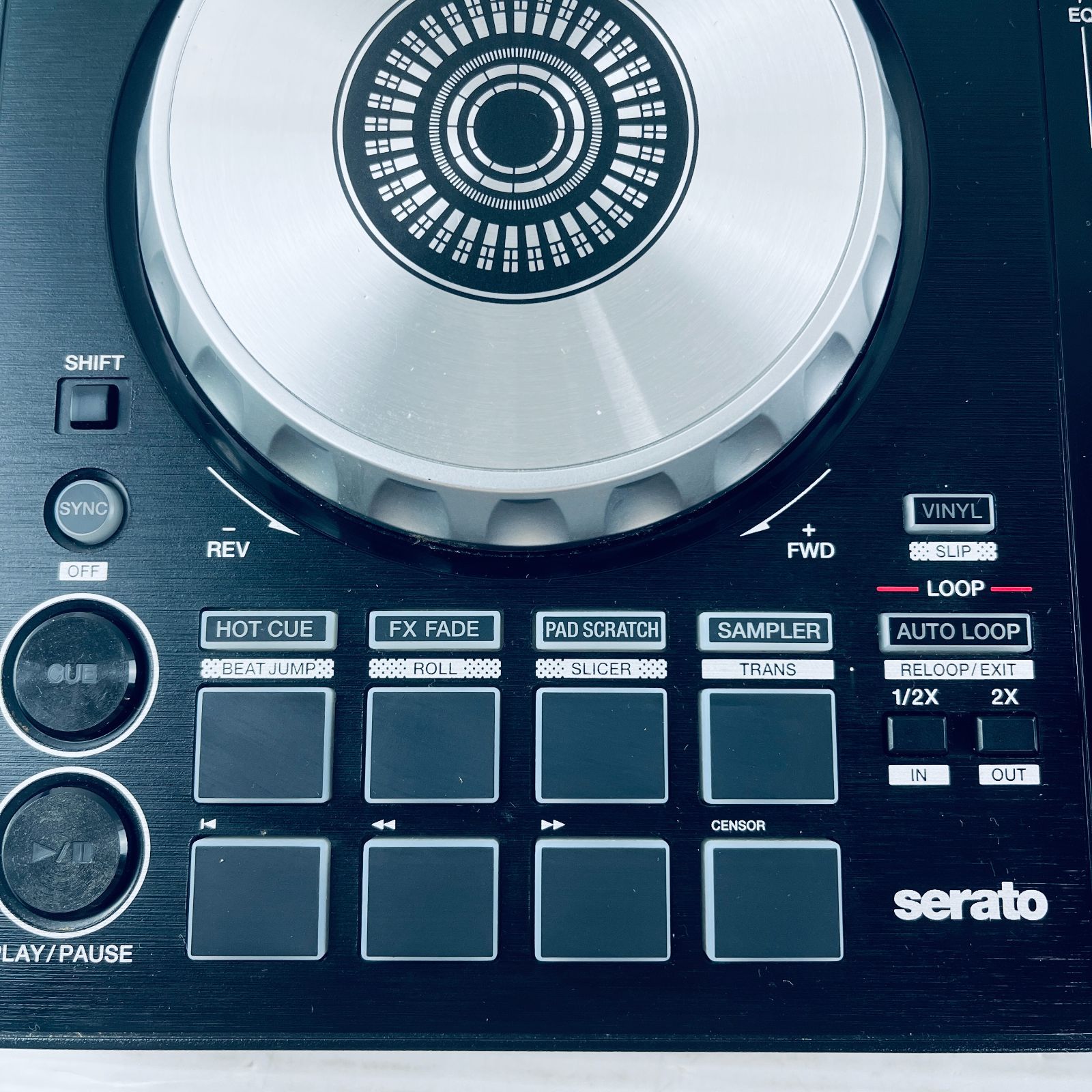 ◇081【動作未確認／やや難あり】Pioneer DJ コントローラー DDJ-SB3 パフォーマンス DJプレイ PAD SCRATCH FX FADE 本体のみ パイオニア serato セラート