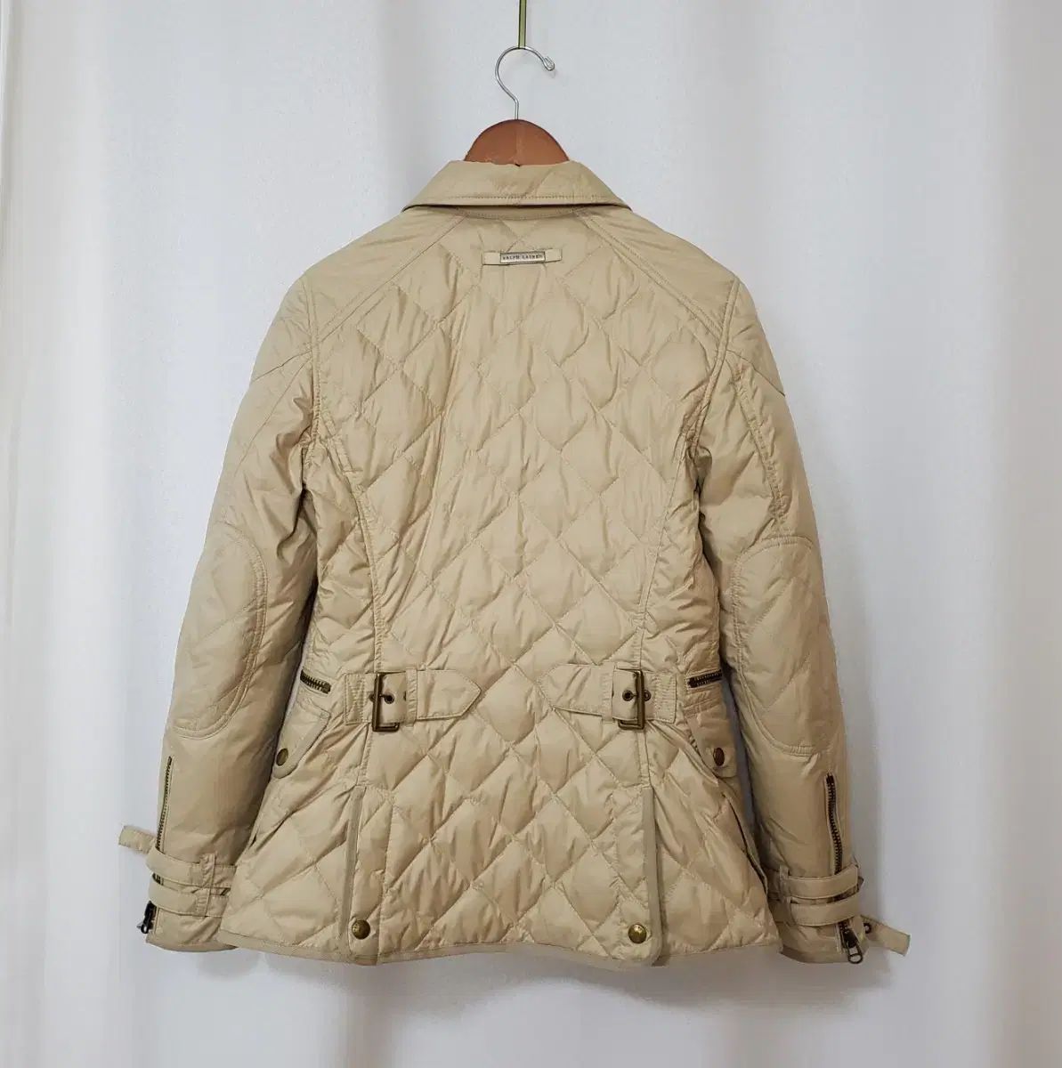 ラルフローレン　キルティングジャケツ　ニットジャケット　ポケット　ダウン　美品 Ralph Lauren(ラルフローレン) ポロ キルティング ダウン