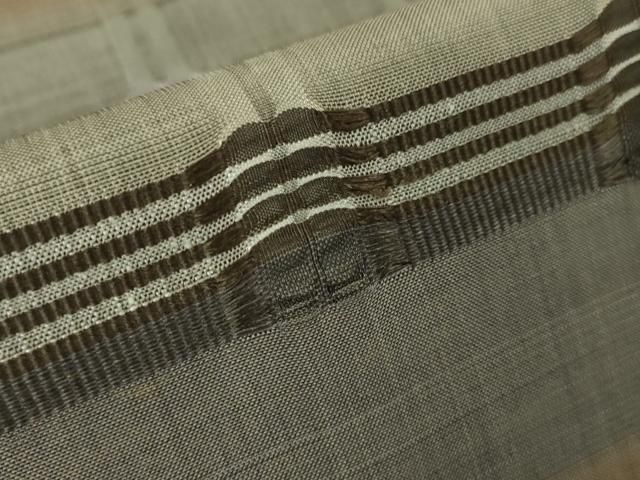 平和屋本店■極上　藤山千春　九寸名古屋帯　草木染　間道　逸品　DZAA3993kh5 平和屋本店□極上 藤山千春 九寸名古屋帯 草木染 間道 逸品