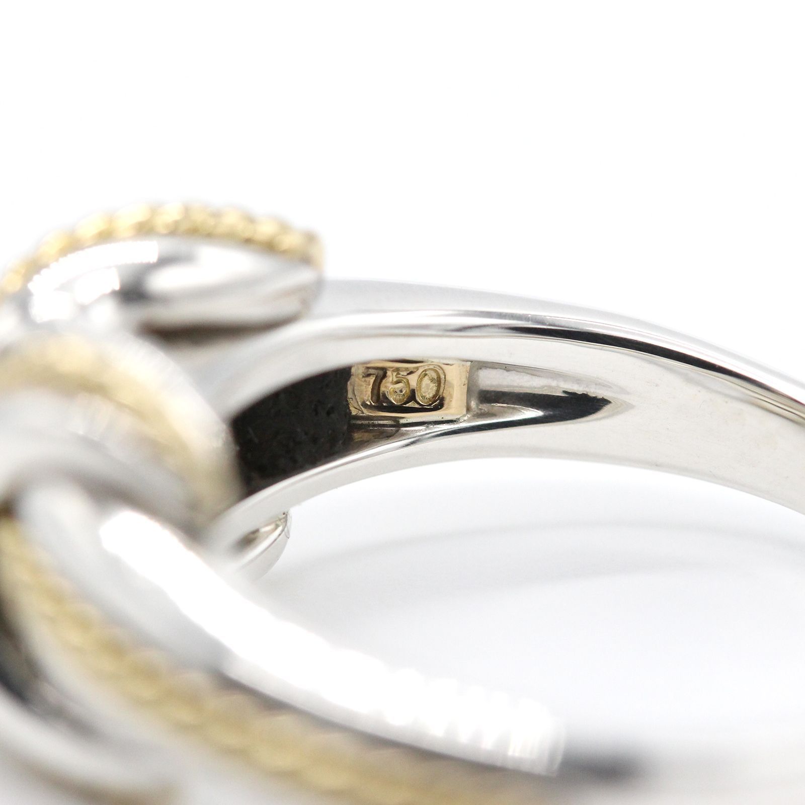 極美品】ティファニー TIFFANY&CO. シグネチャー コンビ リング