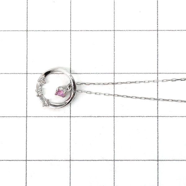 お安く出品！七宝PT900PT850サファイア0.34ダイヤ0.05ネックレス お安く出品！七宝PT900PT850サファイア0.34ダイヤ0.05ネックレス