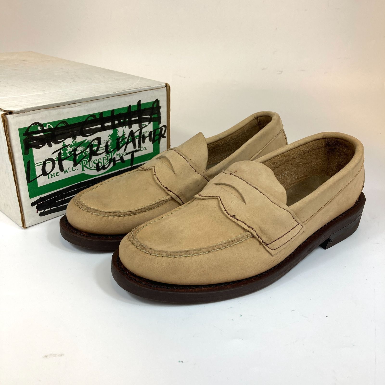 ラッセルモカシンのペニーローファーUS8.5 ラッセルモカシンのペニーローファーUS8.5